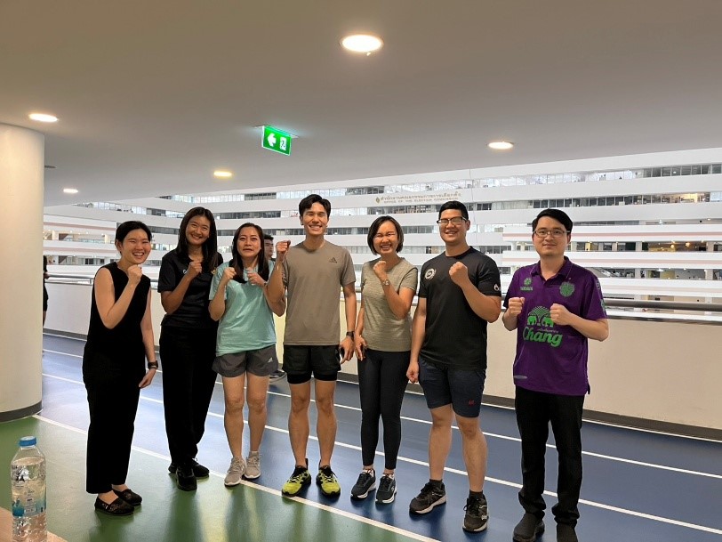 กองการเจ้าหน้าที่ จัดกิจกรรม FUN RUN FUN WALK ชวนขยับนับก้าวชาว กจ.